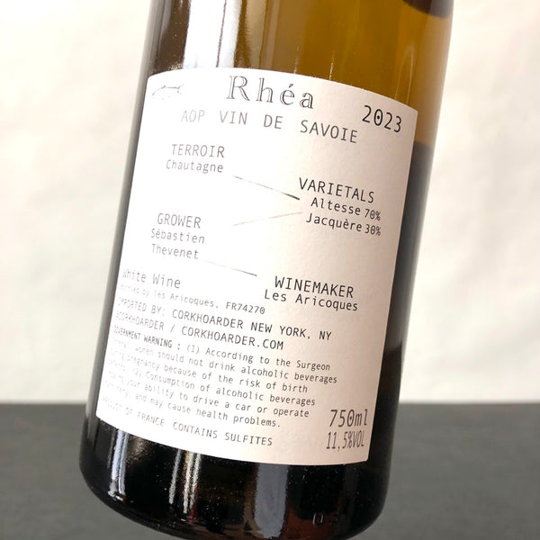 2023 Domaine Les Aricoques, Rhea, Vin de Savoie