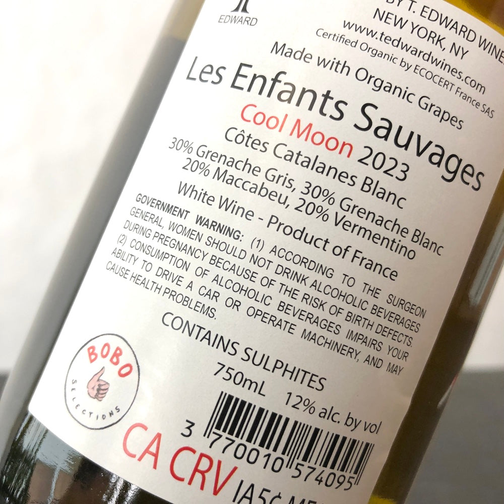 2023 Domaine Les Enfants Sauvages Cool Moon, IGP Cotes Catalanes, France
