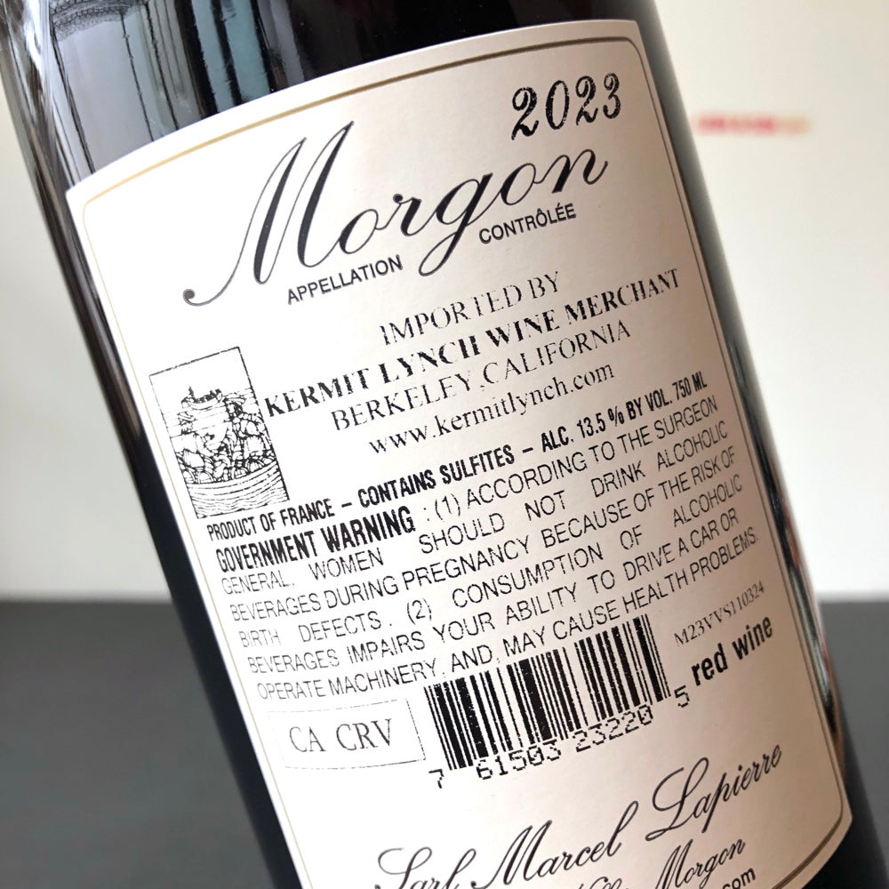 2023 Domaine Marcel Lapierre Morgon, Beaujolais, France