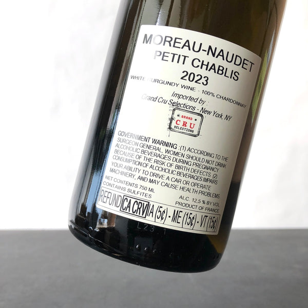 2023 Domaine Moreau-Naudet Petit Chablis, Burgundy, France