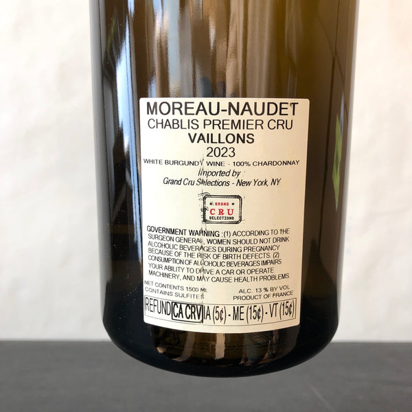2023 Domaine Moreau-Naudet Vaillons Chablis Premier Cru, France 1.5L Magnum