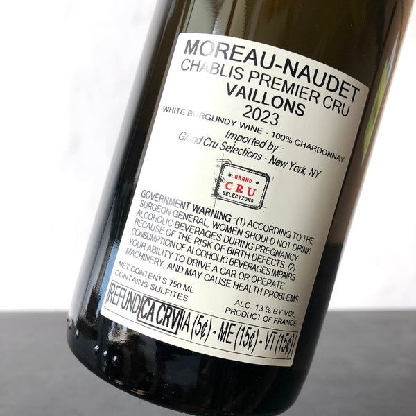 2023 Domaine Moreau-Naudet Vaillons Chablis Premier Cru, France