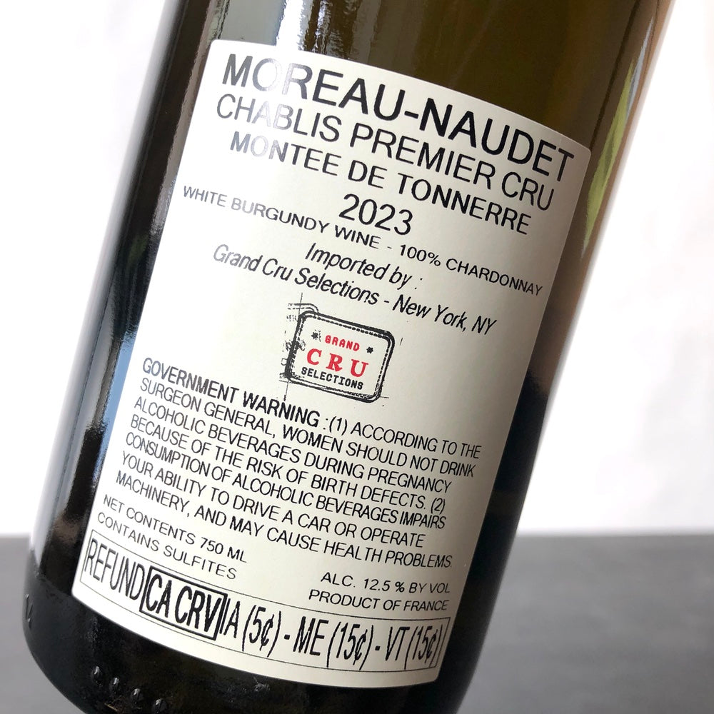 2023 Domaine Moreau-Naudet, Montee de Tonnerre, Chablis Premier Cru, France
