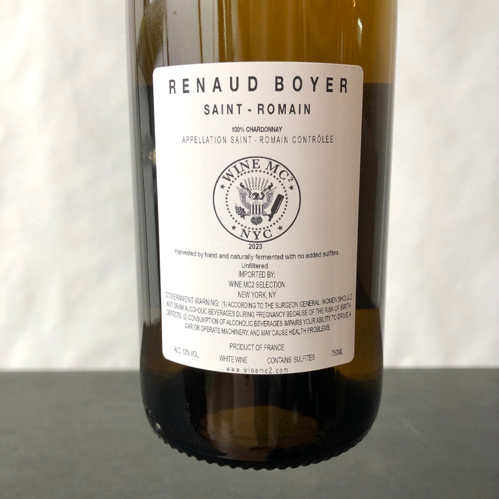 2023 Domaine Renaud Boyer Saint-Romain Blanc, Burgundy, France