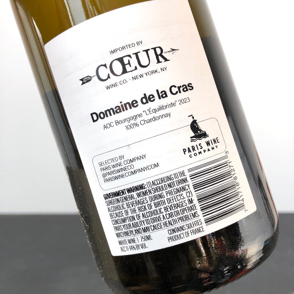 2023 Domaine de la Cras (Marc Soyard) Bourgogne L'Equilibriste Blanc, Burgundy, France