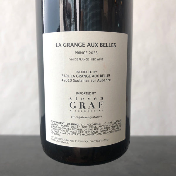 2023 Domaine de la Grange aux Belles Anjou 'Prince' Loire, France