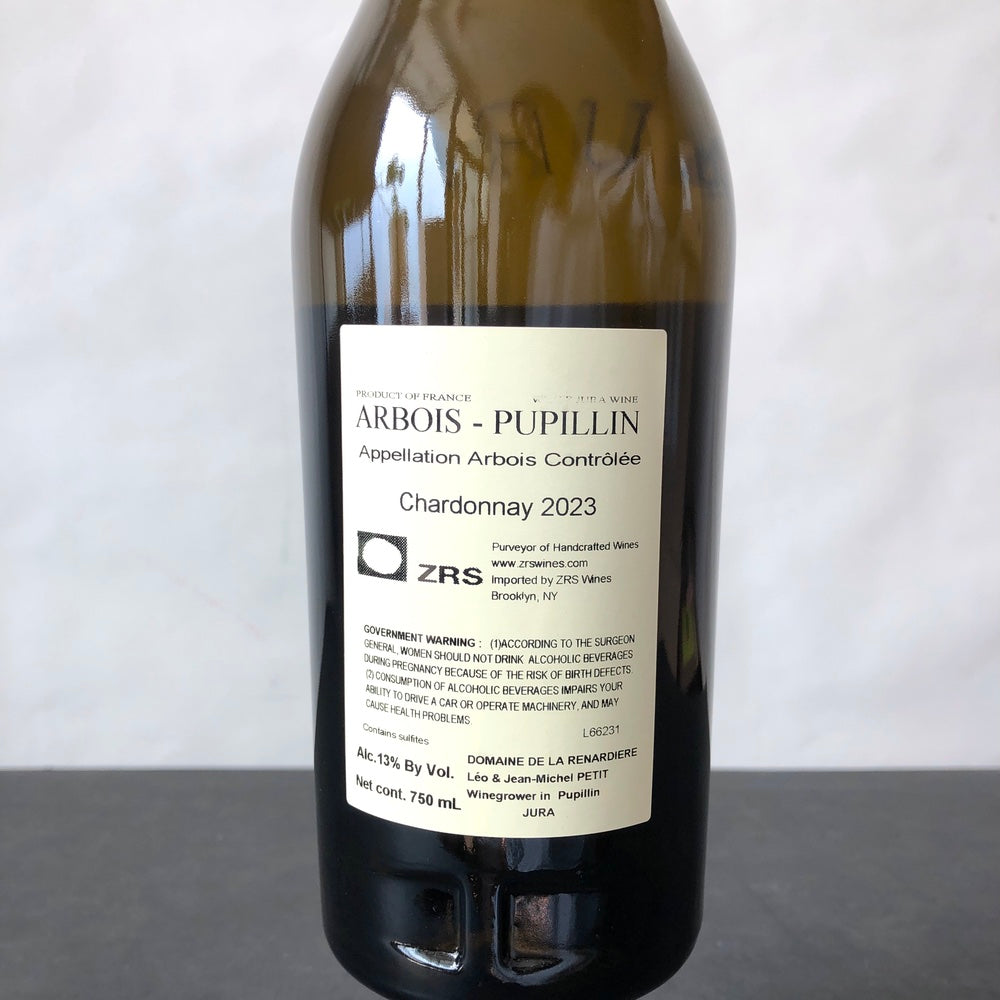2023 Domaine de la Renardiere Arbois-Pupillin, Vigne De '1966' Chardonnay, Jura, France