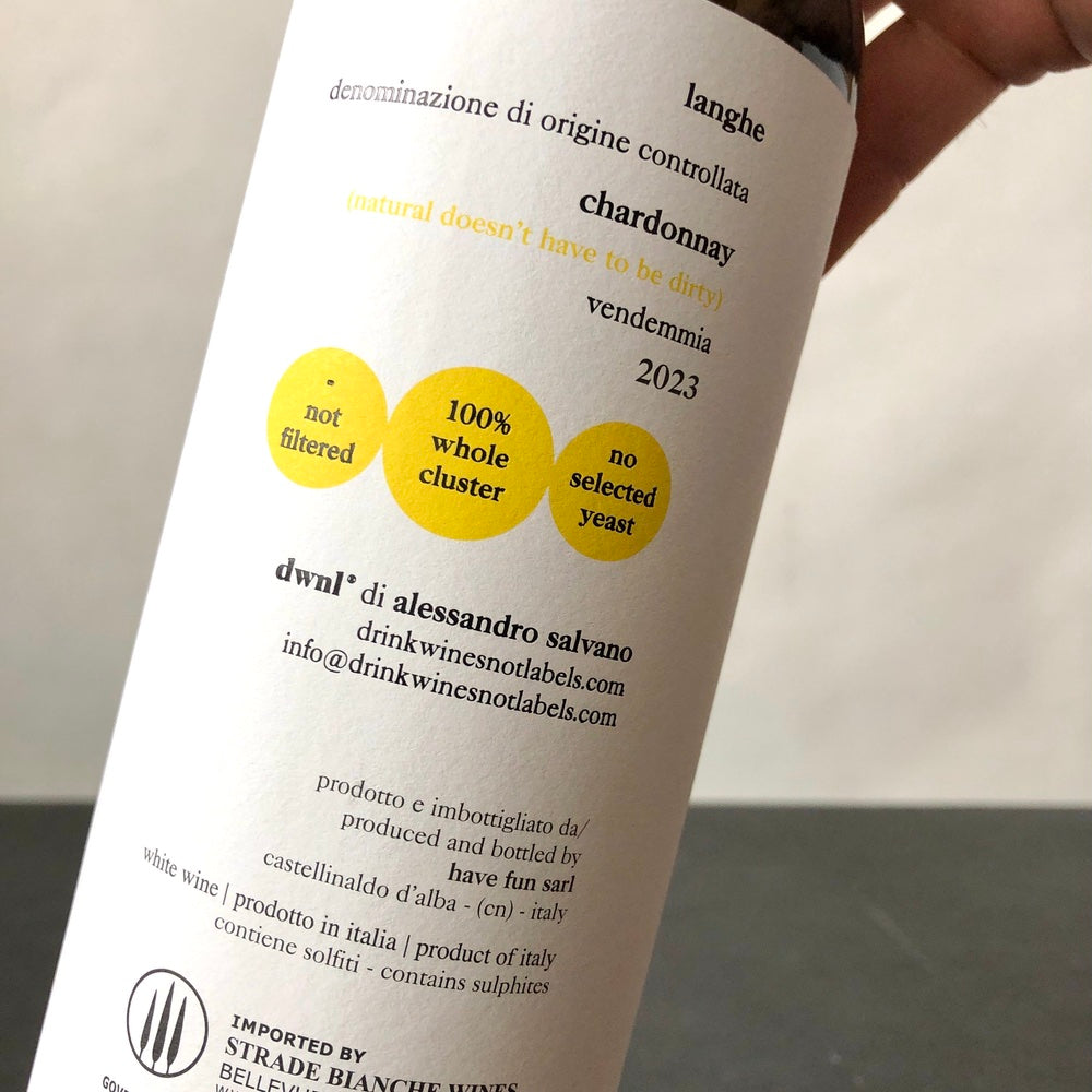 2023 Drink Wines Not Labels Langhe Chardonnay, Piedmont, Italy