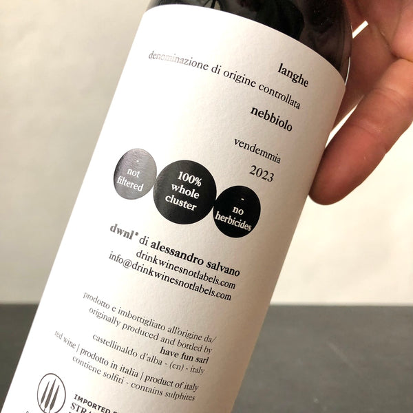 2023 Drink Wines Not Labels Langhe Nebbiolo, Piedmont, Italy