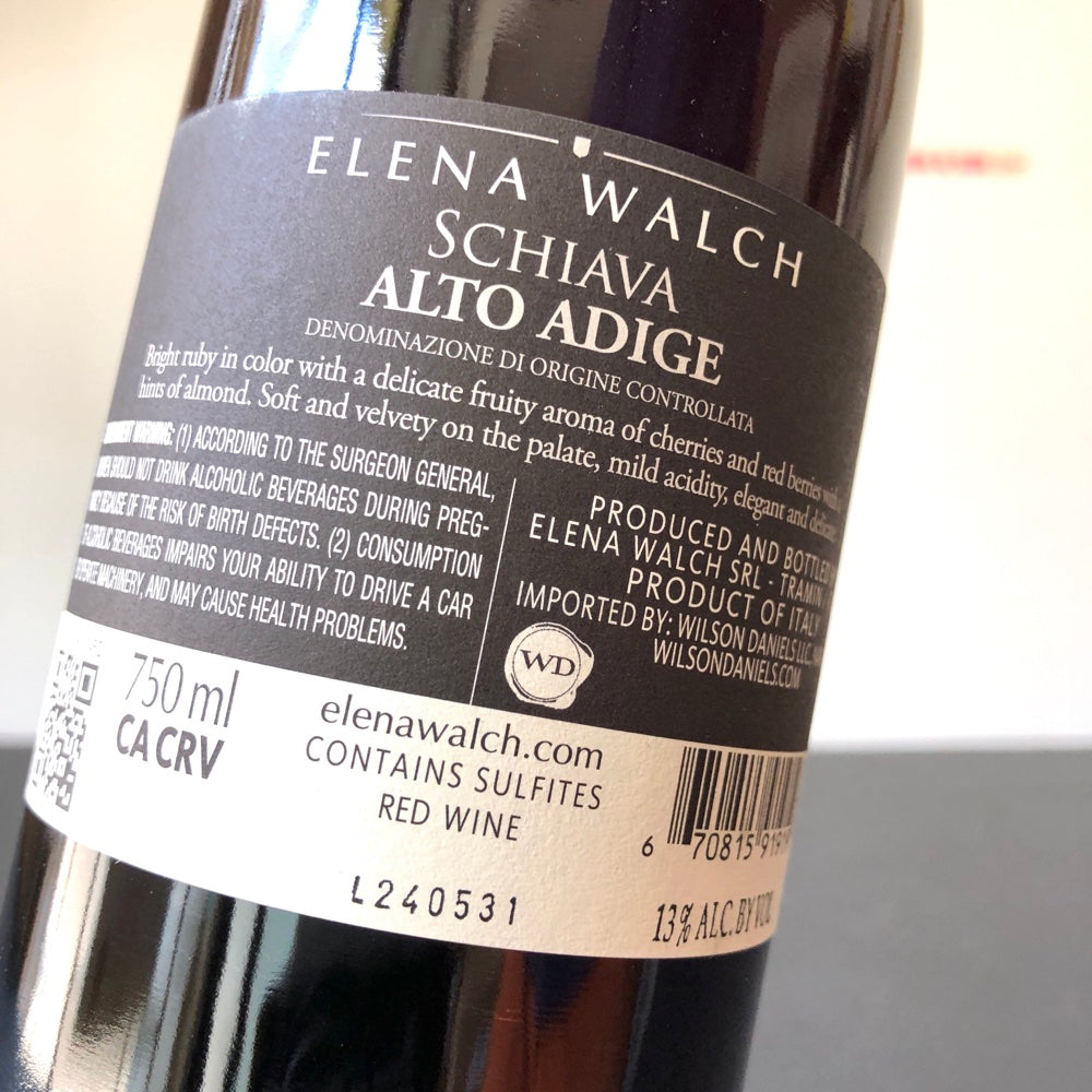 2023 Elena Walch Schiava Alto Adige, Trentino-Alto Adige, Italy