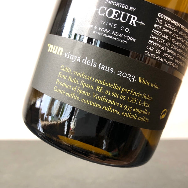 2023 Enric Soler Masia Cal Raspallet 'Nun Vinya dels Taus', Catalonia, Spain