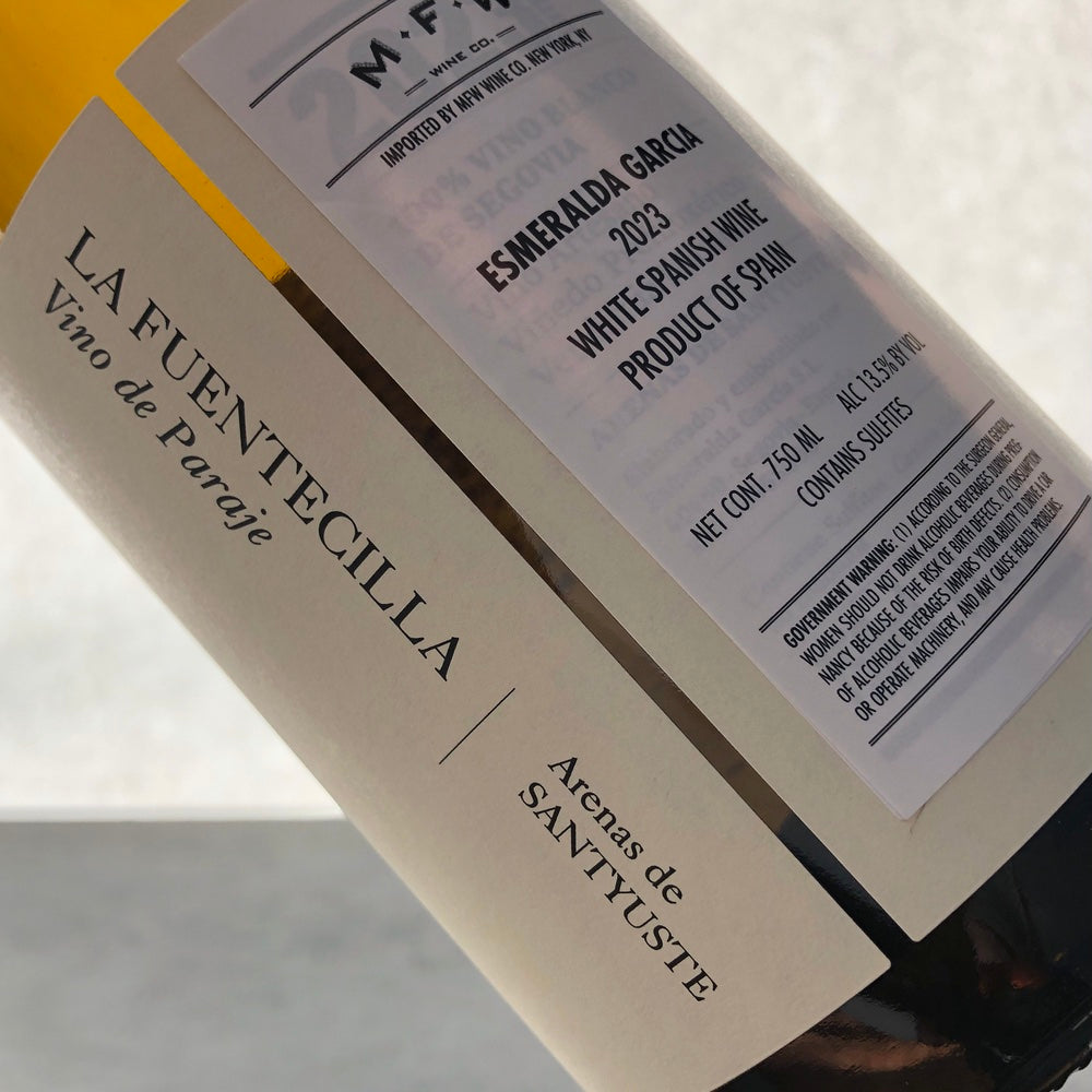 2023 Esmeralda García La Fuentecilla Vino de Paraje, Castilla y Leon, Spain