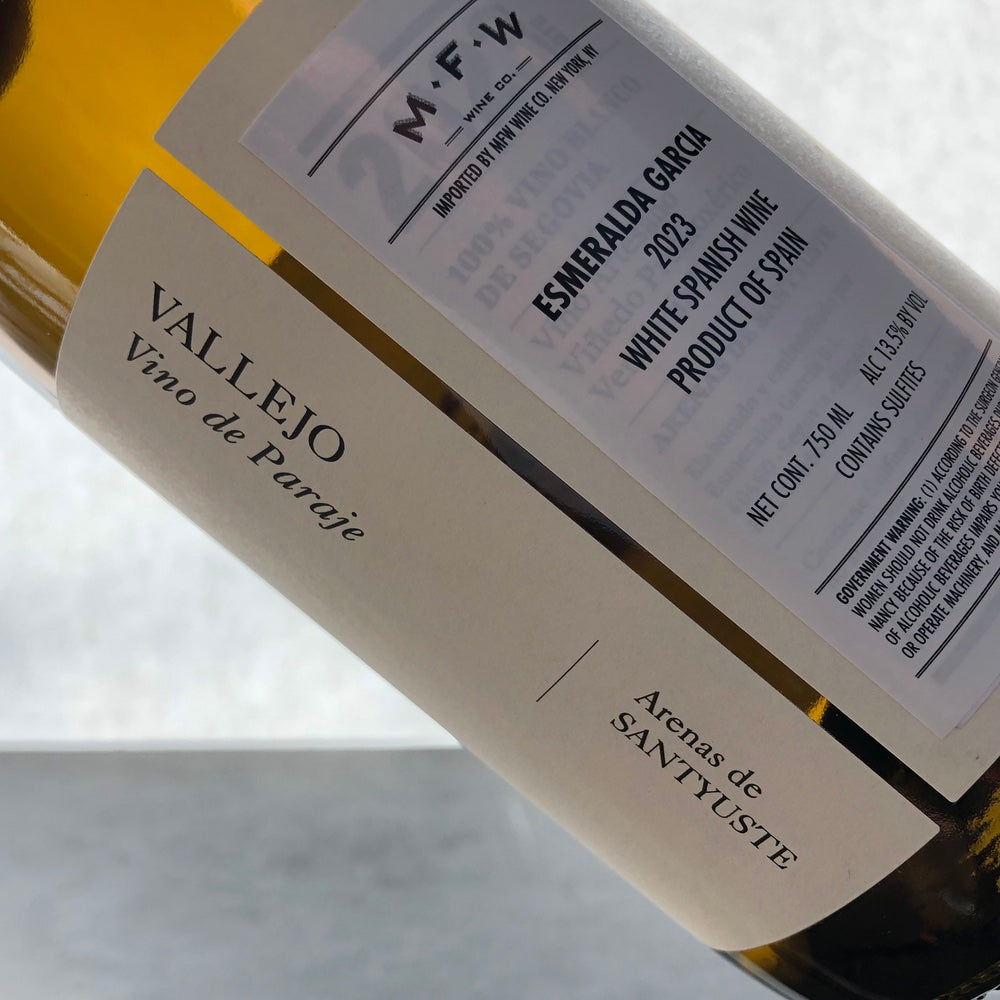 2023 Esmeralda García Vallejo Vino de Paraje, Castilla y Leon, Spain