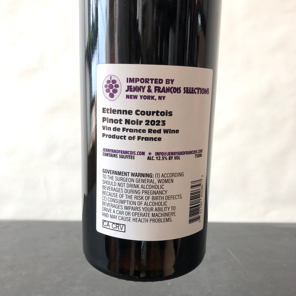 2023 Etienne et Claude Courtois Les Cailloux du Paradis 'Le Pinot Noir', Loire, Vin de France