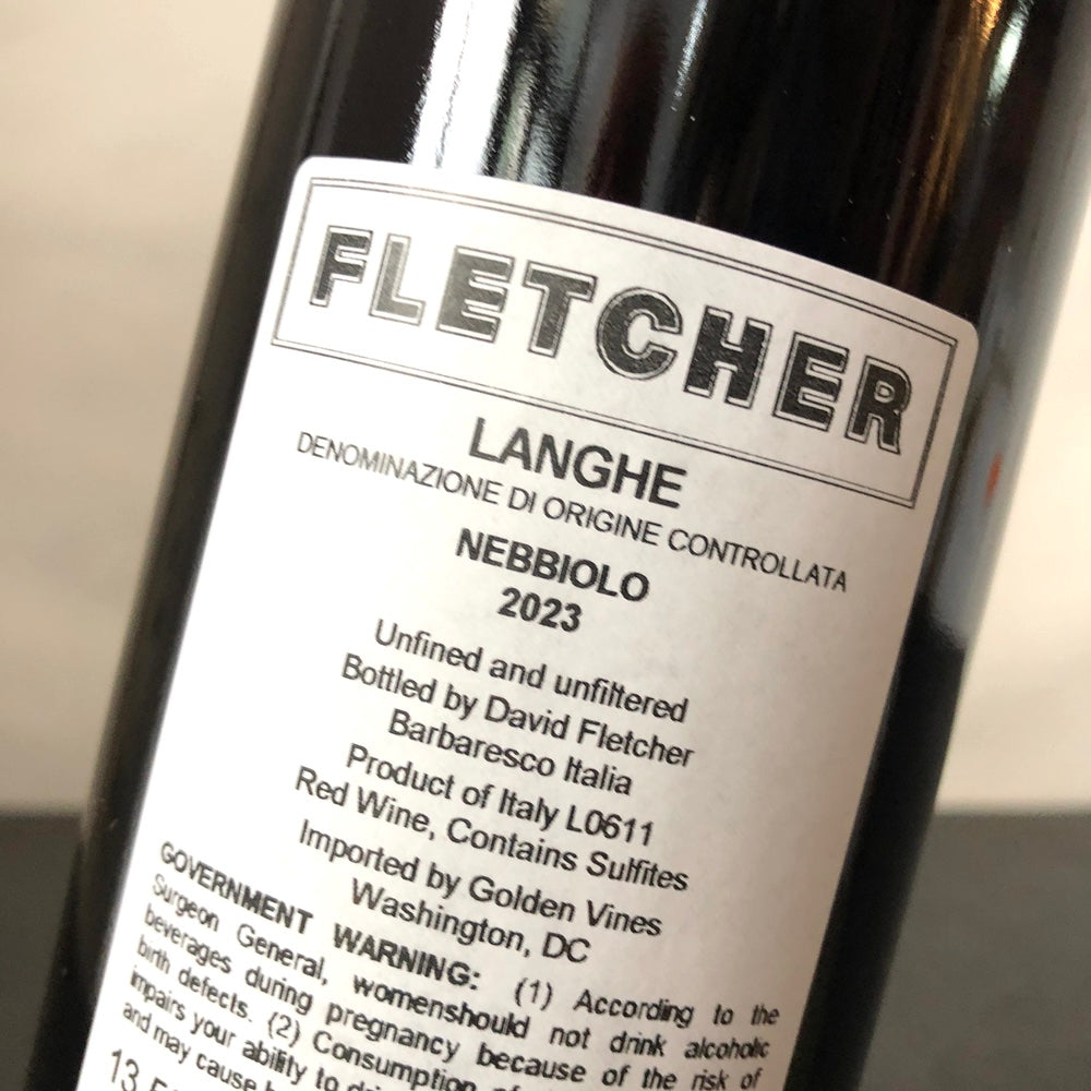 2023 Fletcher, Langhe Nebbiolo, Piedmont, Italy