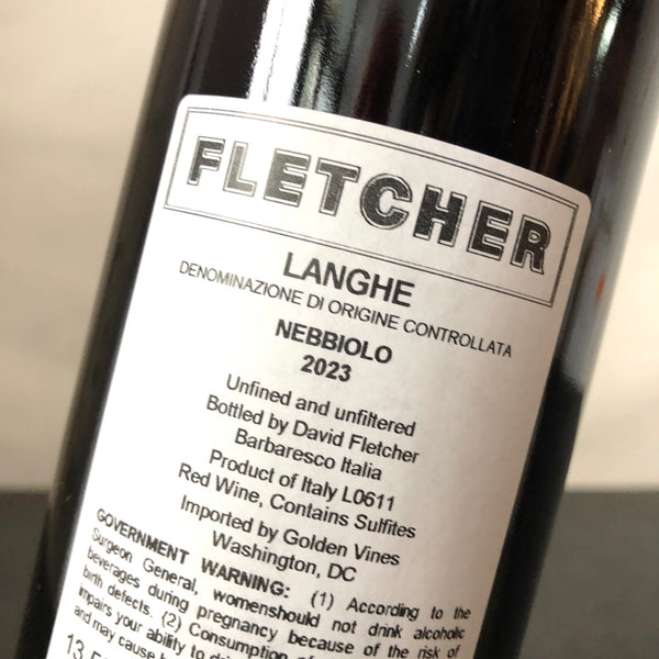2023 Fletcher, Langhe Nebbiolo, Piedmont, Italy