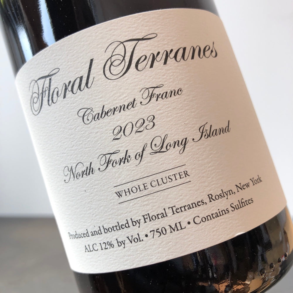 2023 Floral Terranes, Cabernet Franc, Long Island New York