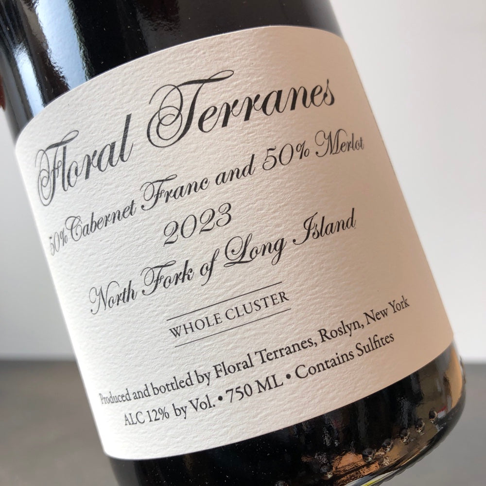 2023 Floral Terranes, Cabernet Franc/Merlot, Long Island, NY