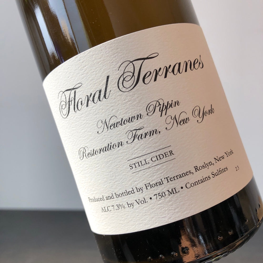 2023 Floral Terranes, Newtown Pippin Still Cider, New York, USA