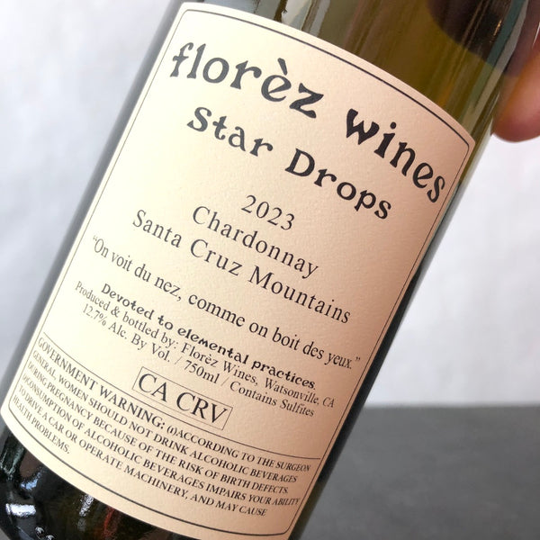 2023 Florez Wines Star Drops Santa Cruz Mountains, USA