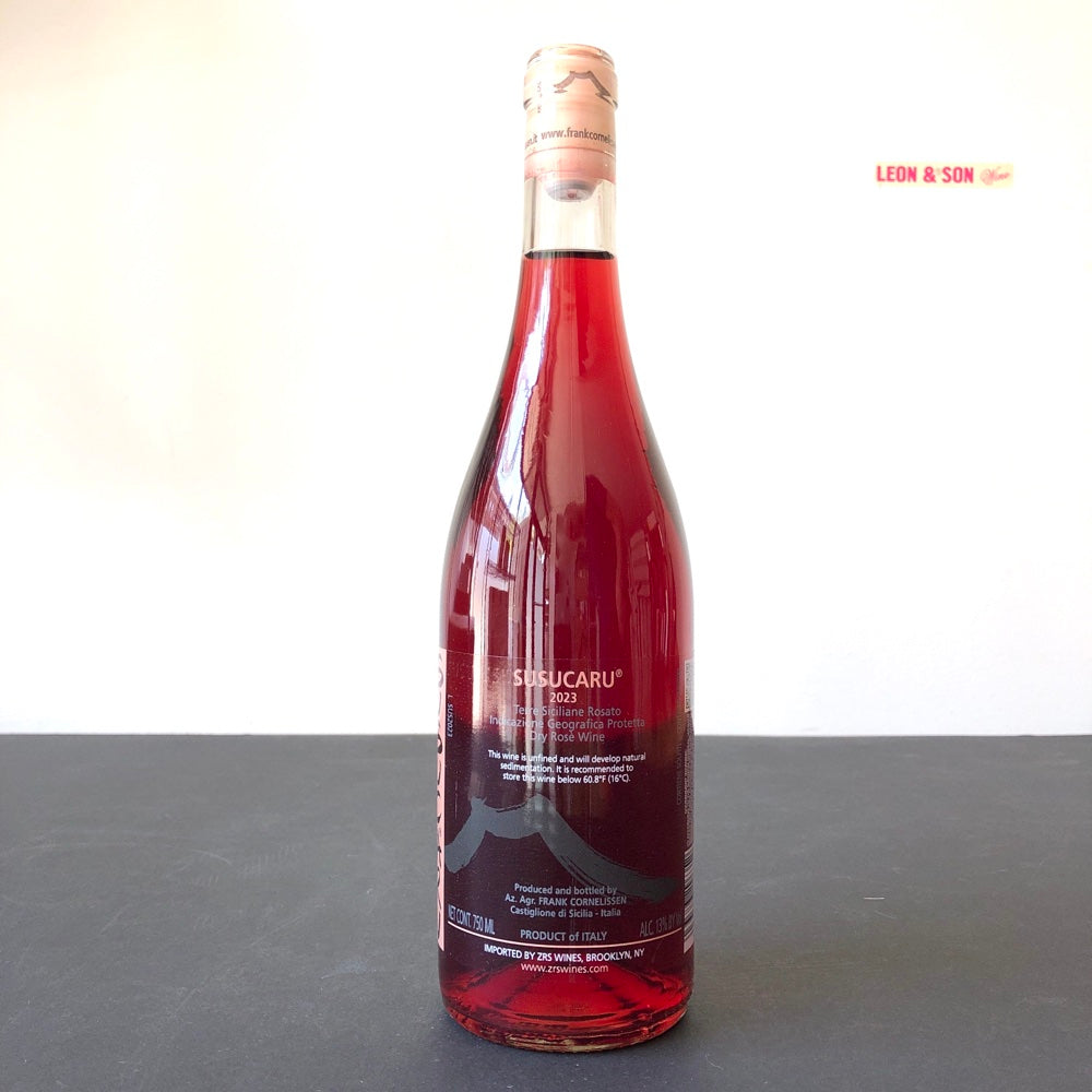 2023 Frank Cornelissen, 'Susucaru' Rosato Terre Siciliane IGT, Sicily, Italy