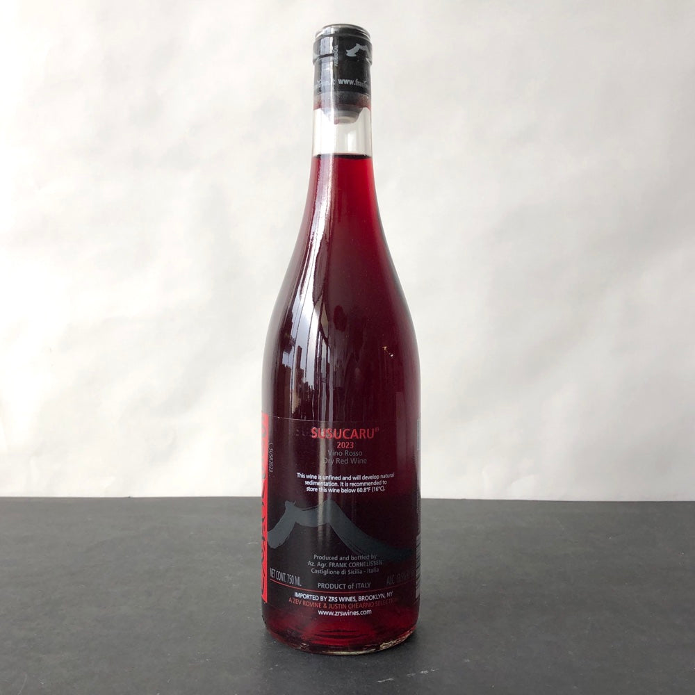 2023 Frank Cornelissen 'Susucaru' Rosso Terre Siciliane IGT Sicily, Italy