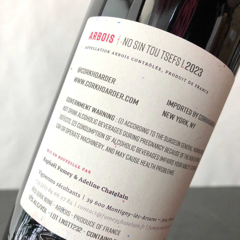 2023 Fumey Chatelain Arbois 'No Sin Tou Tsefs', Jura, France
