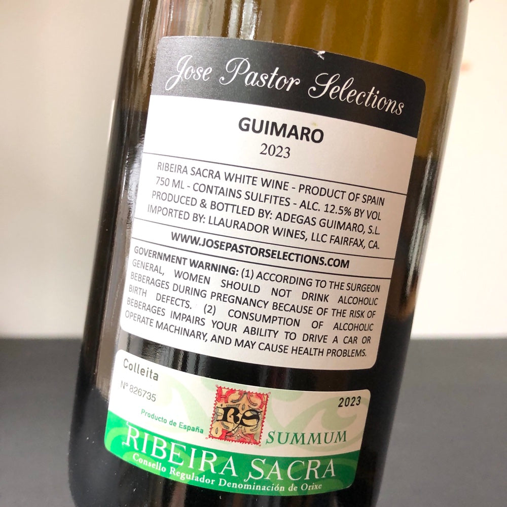 2023 Guimaro Blanco Ribeira Sacra, Spain