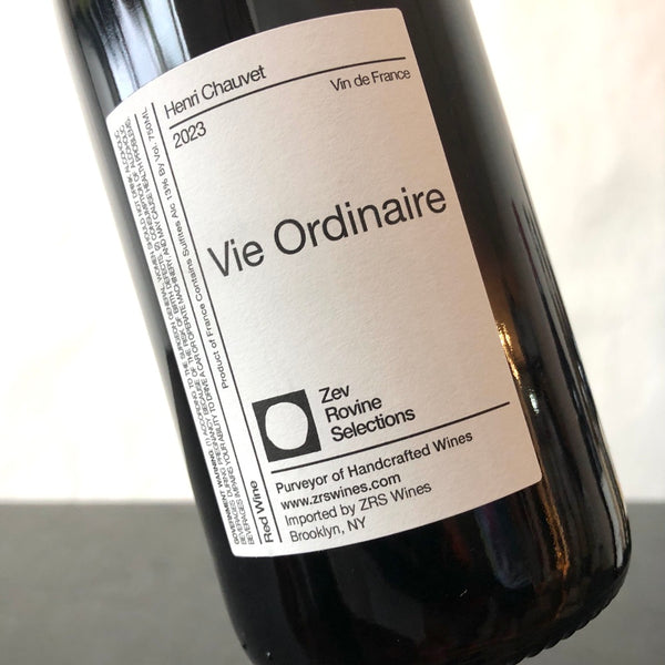 2023 Henri Chauvet Vie Ordinaire, Vin de France
