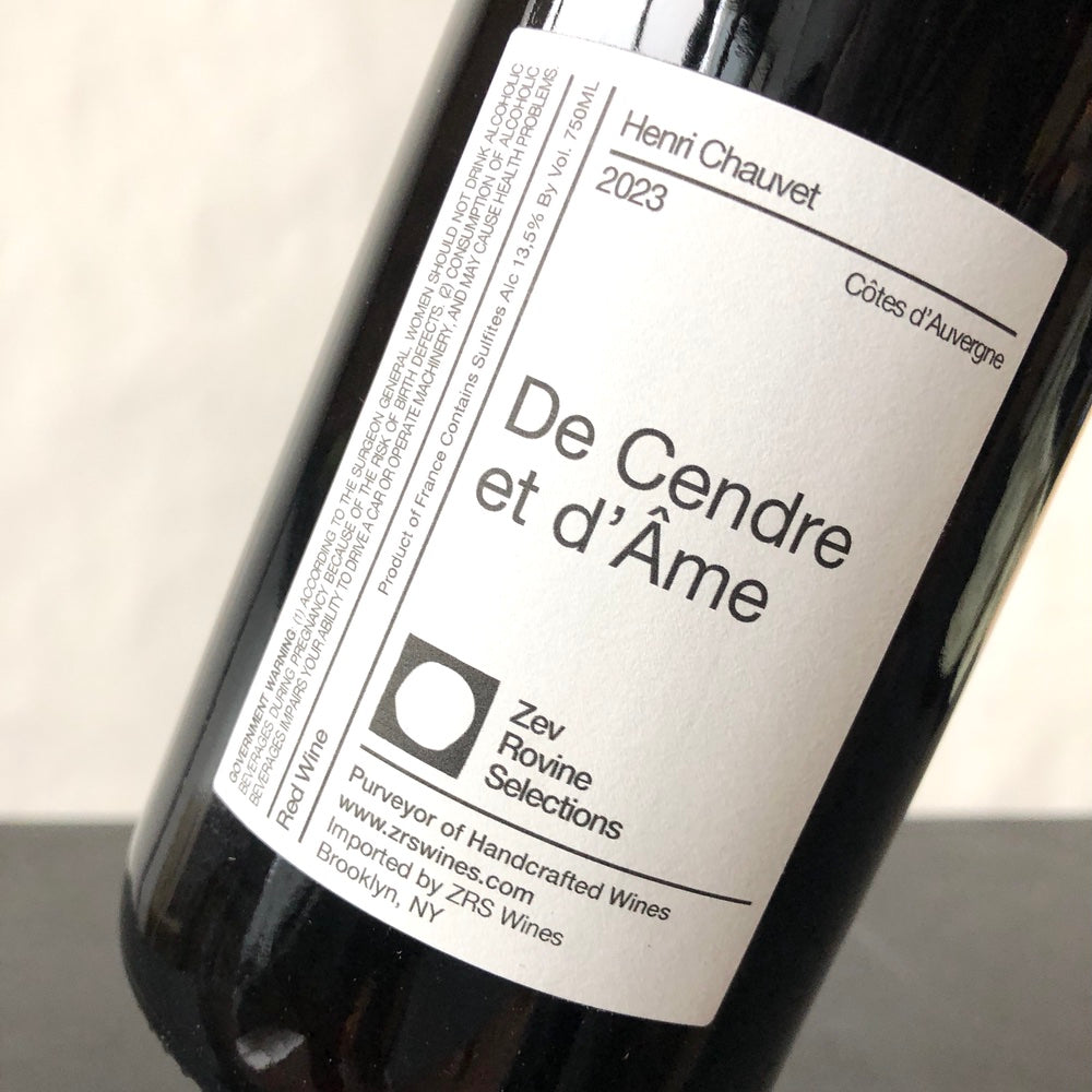 2023 Henri Chauvet 'De Cendre et d'Ame' Cotes d'Auvergne, France