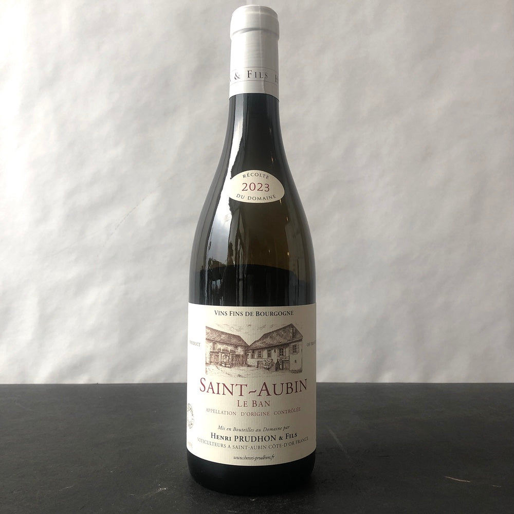 2023 Henri Prudhon Saint-Aubin Blanc "Le Ban" Cote de Beaune, France