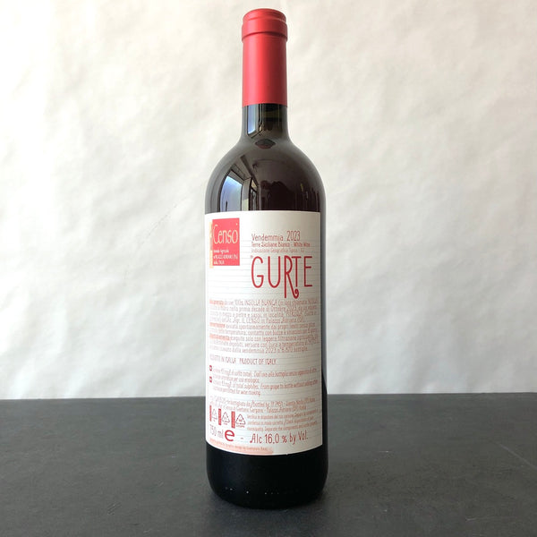 2023 Il Censo 'Gurte' Insolia Bianco, Terre Siciliane Bianco, Sicily, Italy