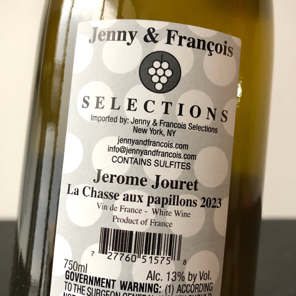 2023 Jerome Jouret, La Chasse Aux Papillons (Sauvignon Blanc), Ardeche, France