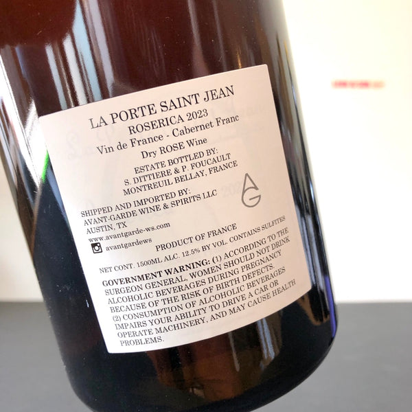 2023 La Porte Saint Jean Roserica Rosé Magnum 1.5L, Loire Valley, France