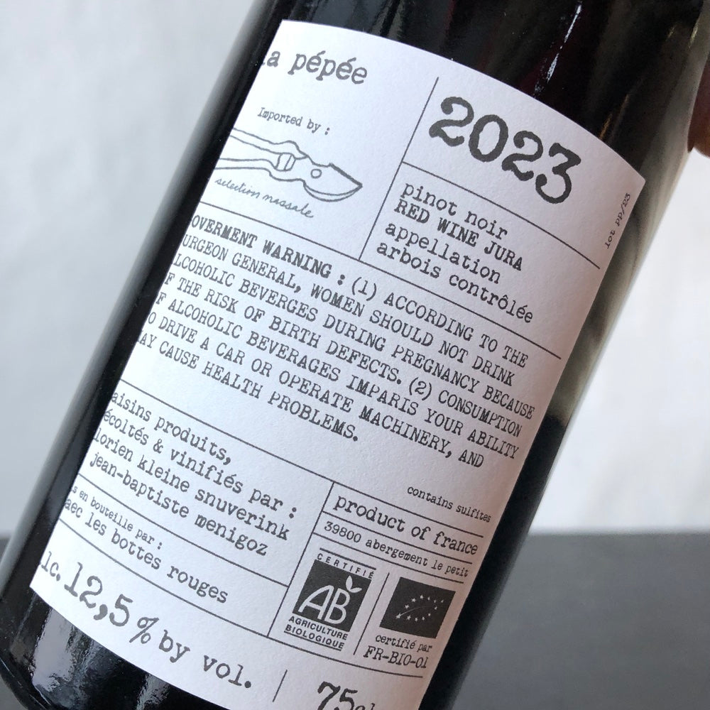 2023 Les Bottes Rouges Arbois 'La Pepee' Poulsard, Jura, France