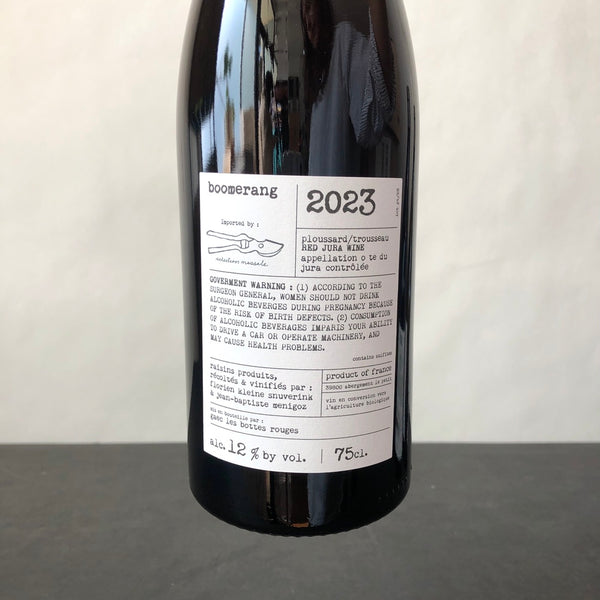 2023 Les Bottes Rouges Cotes du Jura Boomerang Ploussard - Trousseau France