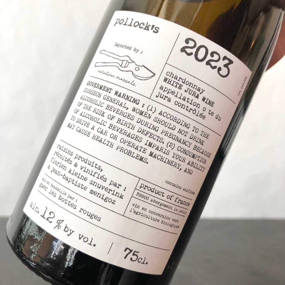 2023 Les Bottes Rouges Cotes du Jura 'Pollock's' Chardonnay, France