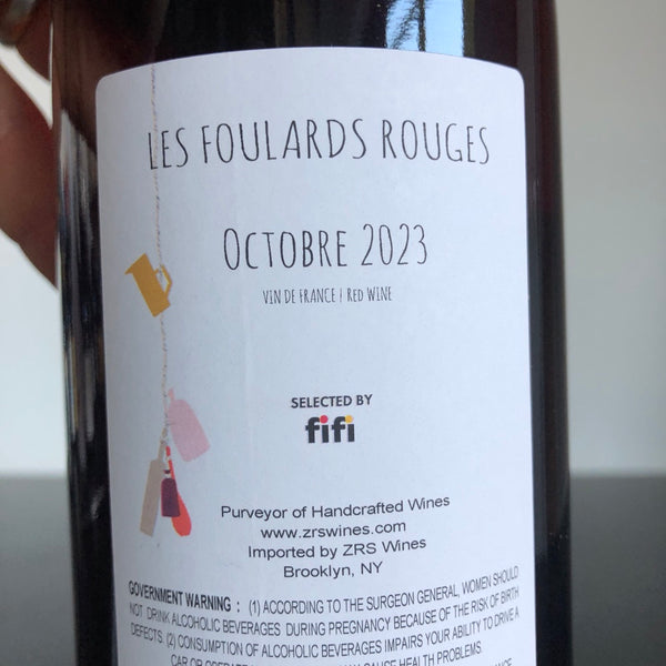 2023 Les Foulards Rouges 'Octobre' Cotes du Roussillon France