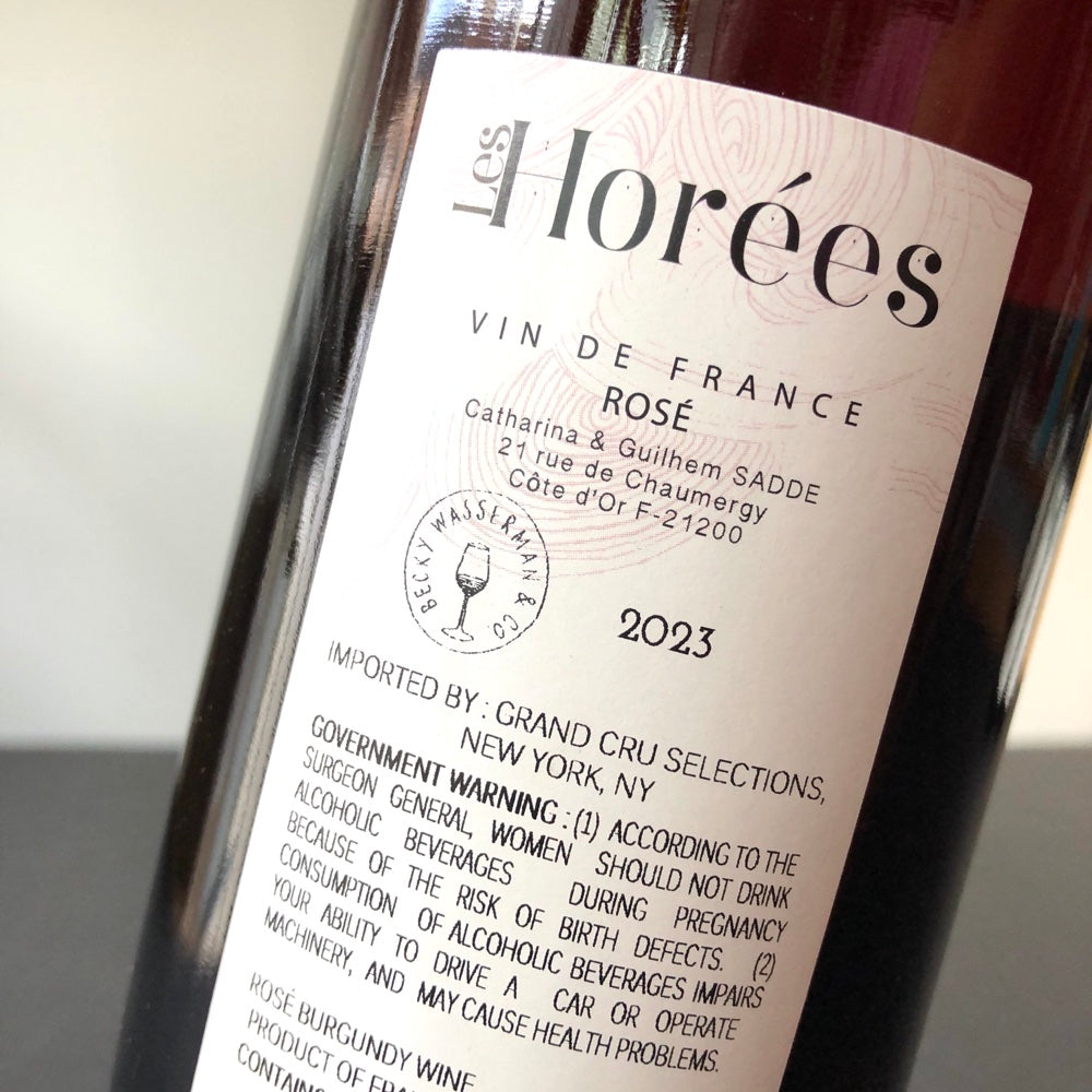 2023 Les Horees Bourgogne Rose Bonheur, Burgundy, France