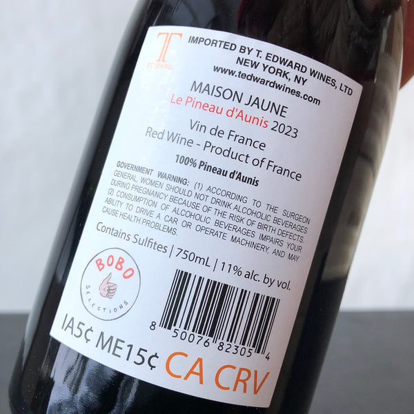 2023 Maison Jaune Le Pineau D'aunis, Loire, France