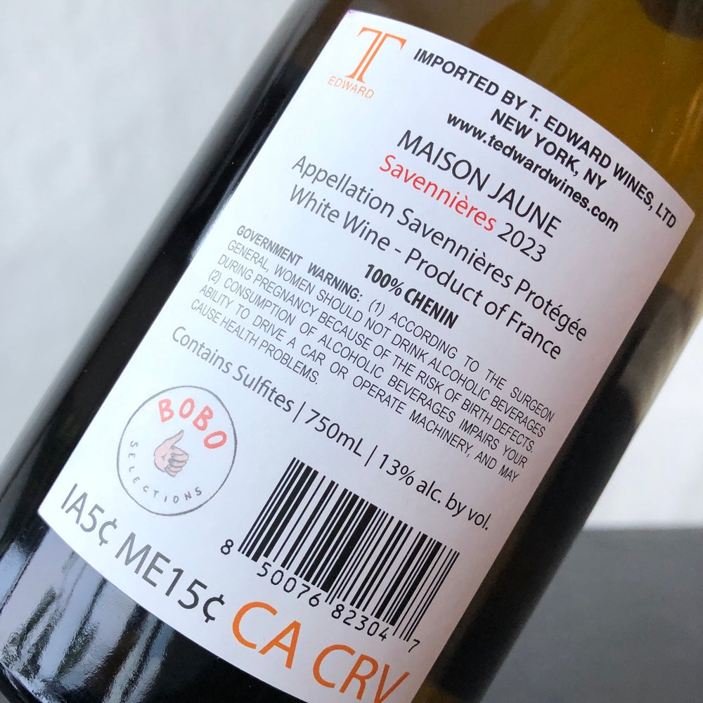 2023 Maison Jaune Savennieres, Loire, France