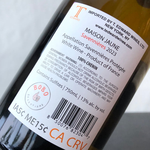 2023 Maison Jaune Savennieres, Loire, France