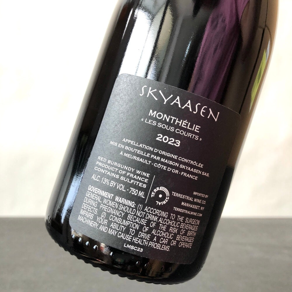 2023 Maison Skyaasen Monthelie Les Sous Courts, Cote de Beaune, France