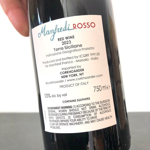 2023 Manfredi Franco Terre Sicilane Rosso
