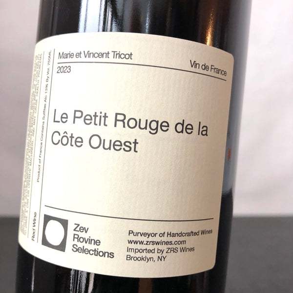 2023 Marie & Vincent Tricot 'Petit Rouge de la Cote Ouest', Vin de France