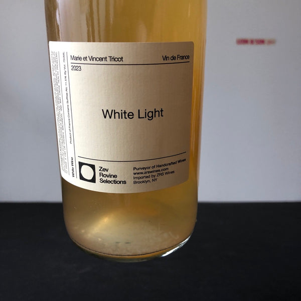 2023 Marie & Vincent Tricot 'White Light', Vin de France