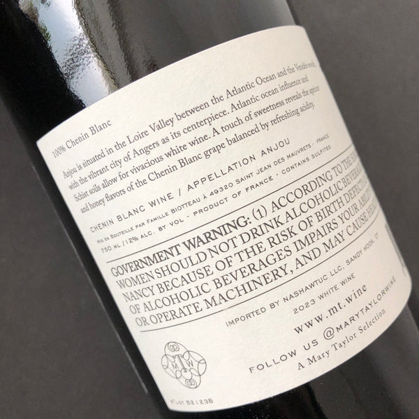 2023 Mary Taylor 'Pascal Biotteau' Anjou Blanc Loire, France