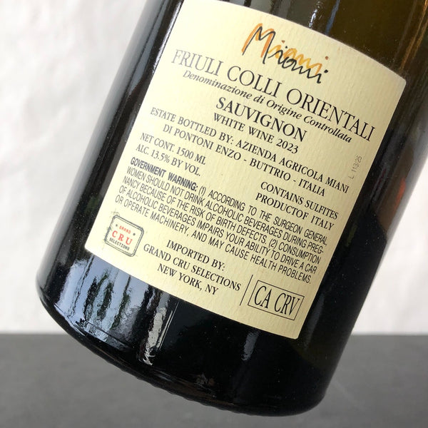 2023 Miani 'Saurint' Sauvignon Blanc Colli Orientali del Friuli, Friuli-Venezia Giulia, Italy 1.5L Magnum