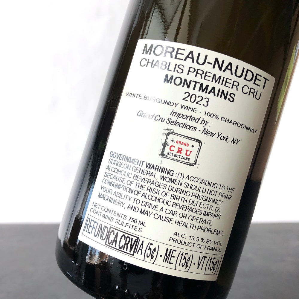 2023 Moreau-Naudet Montmains, Chablis Premier Cru, France – Leon