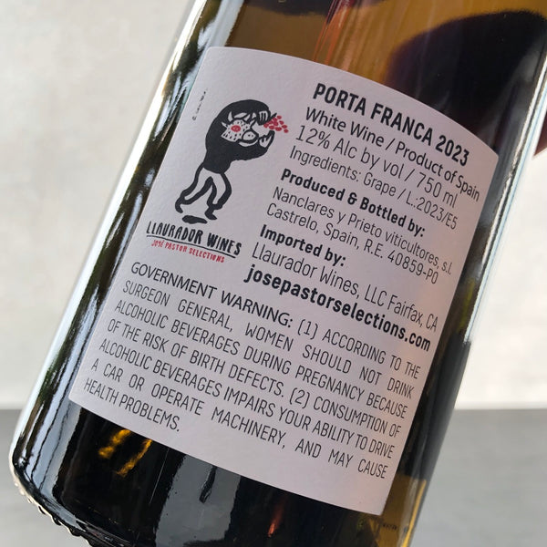 2023 Nanclares y Prieto 'Porta Franca' Albarino, Rias Baixas, Spain